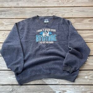 Vintage 90s Big Dog Polar Dog Fleece Sweatshirt. - image 1